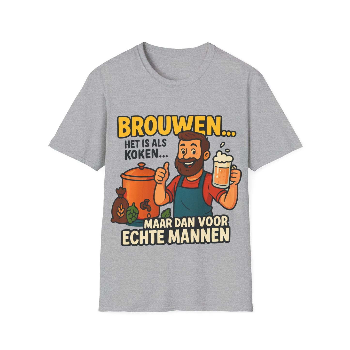 Unisex Softstyle T-Shirt - Brewing is like cooking...