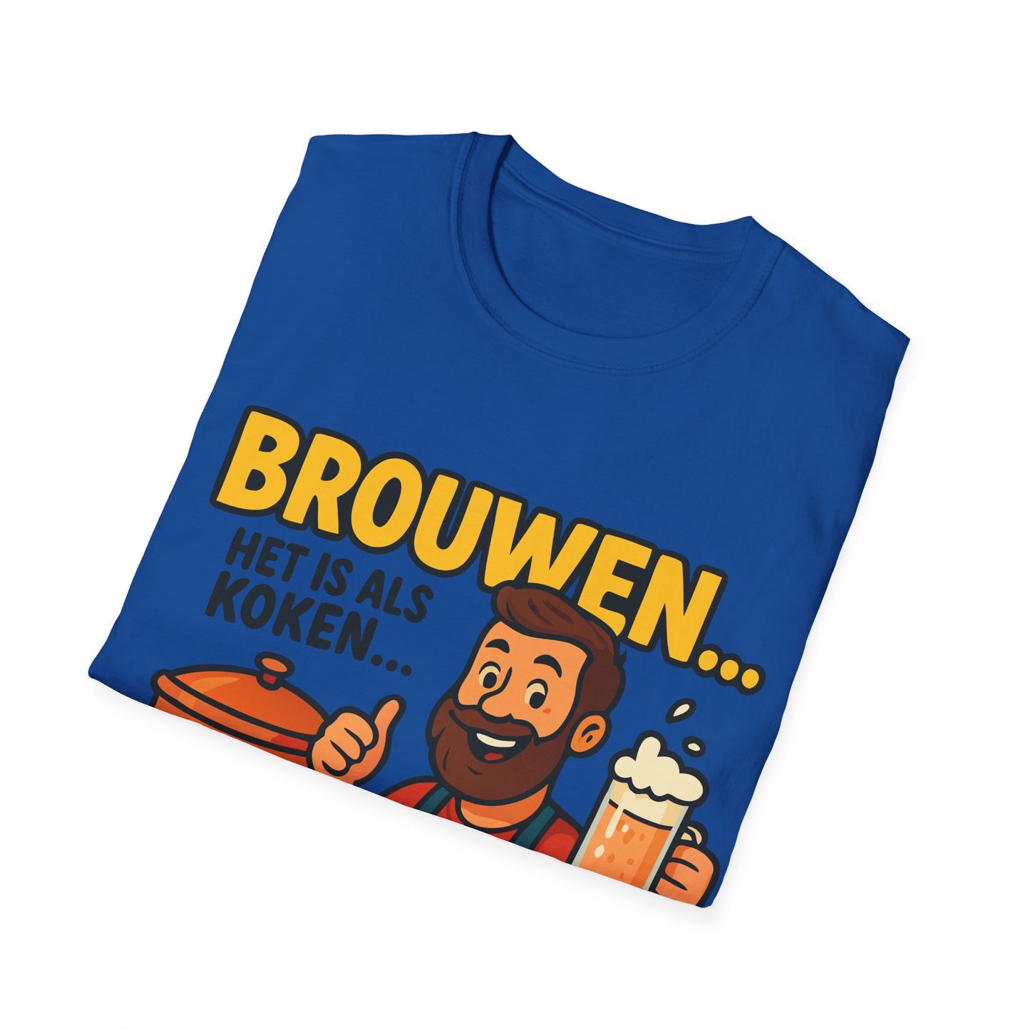 Unisex Softstyle T-Shirt - Brewing is like cooking...