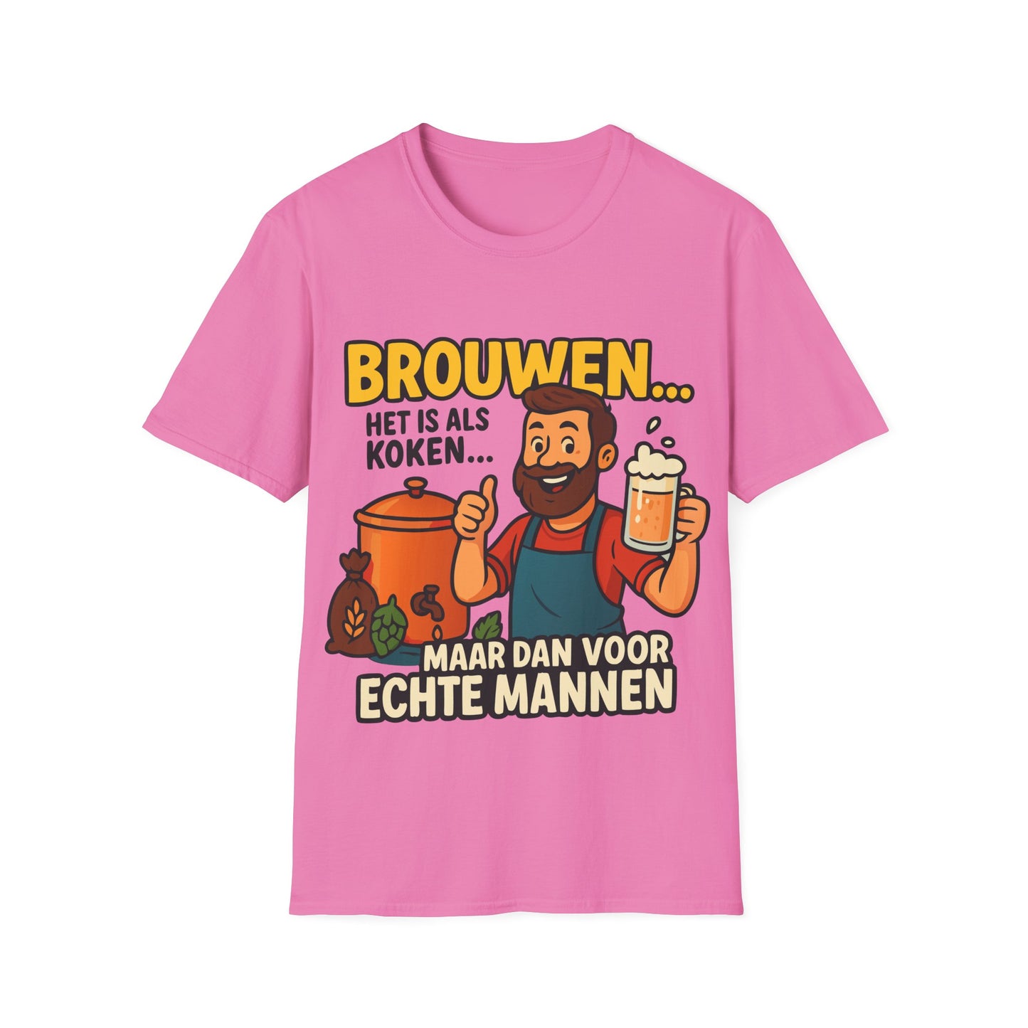 Unisex Softstyle T-Shirt - Brewing is like cooking...