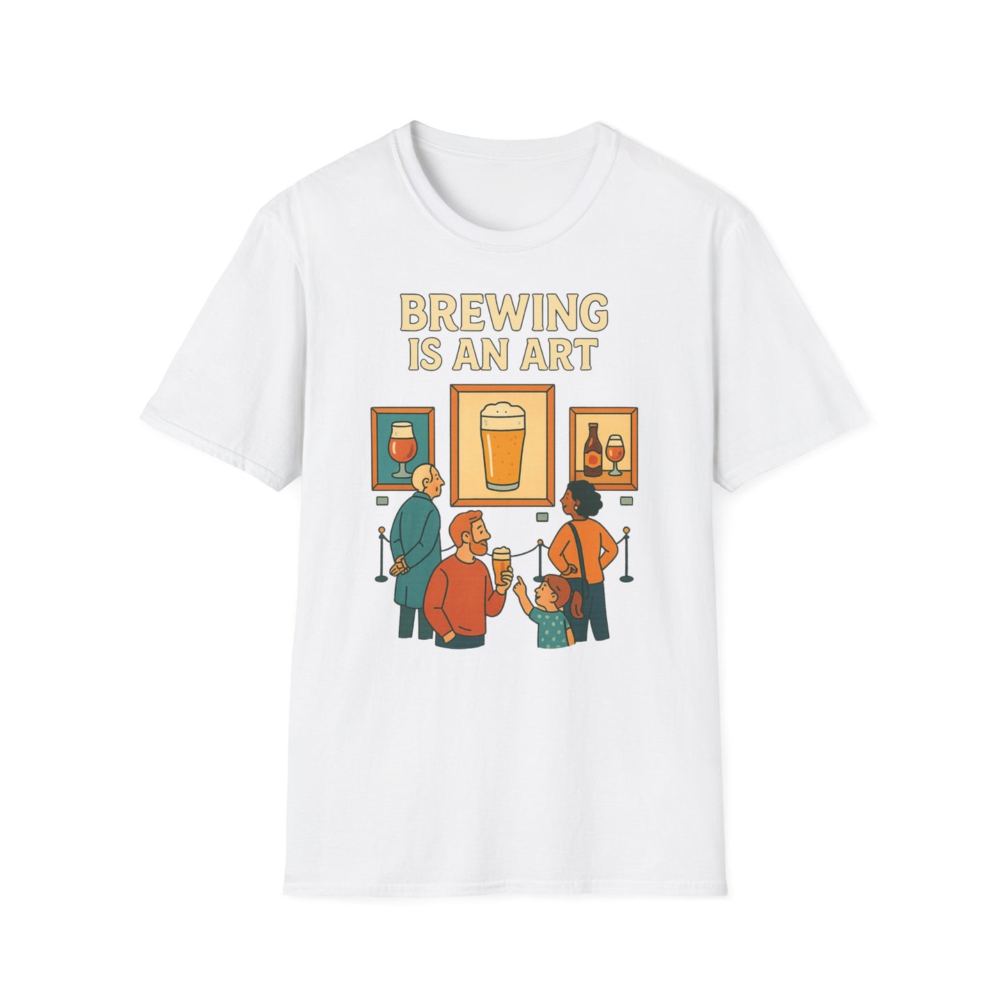 Unisex Softstyle T-Shirt - Brauen ist eine Kunst
