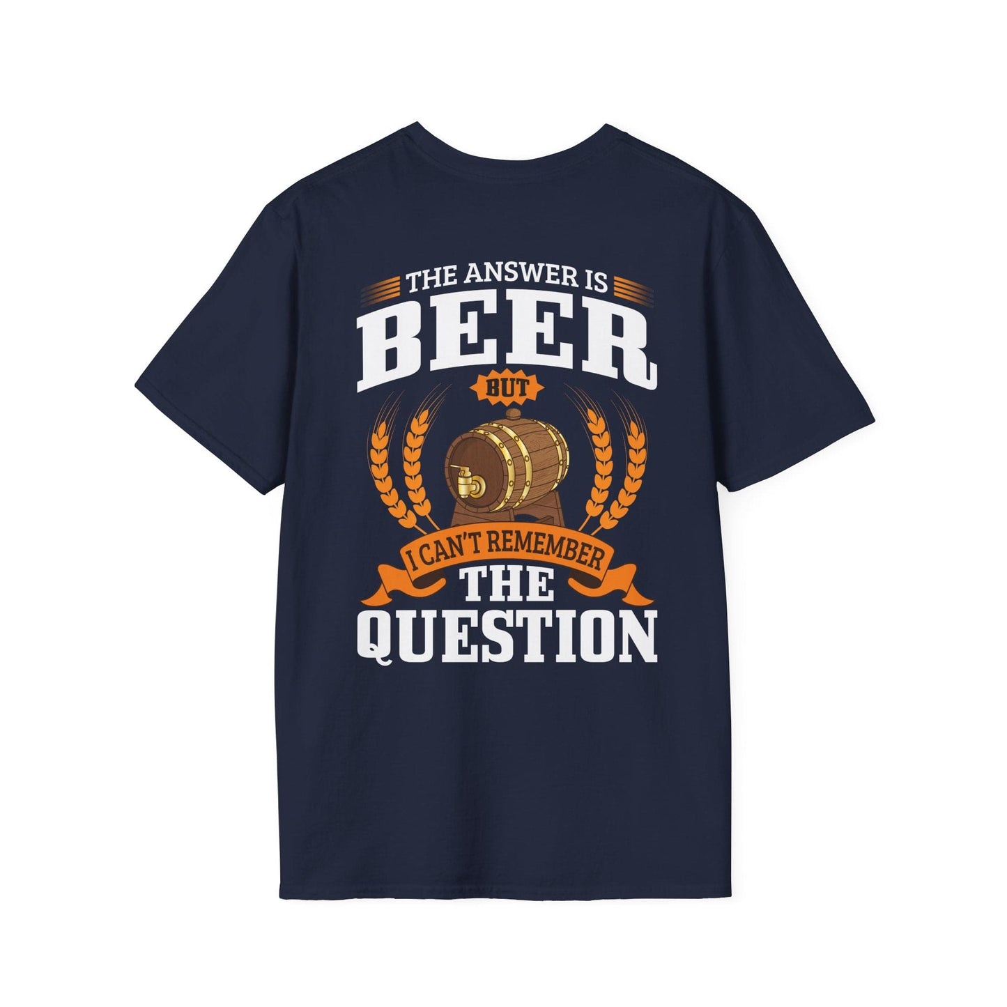 T-Shirt „Die Antwort ist Bier“