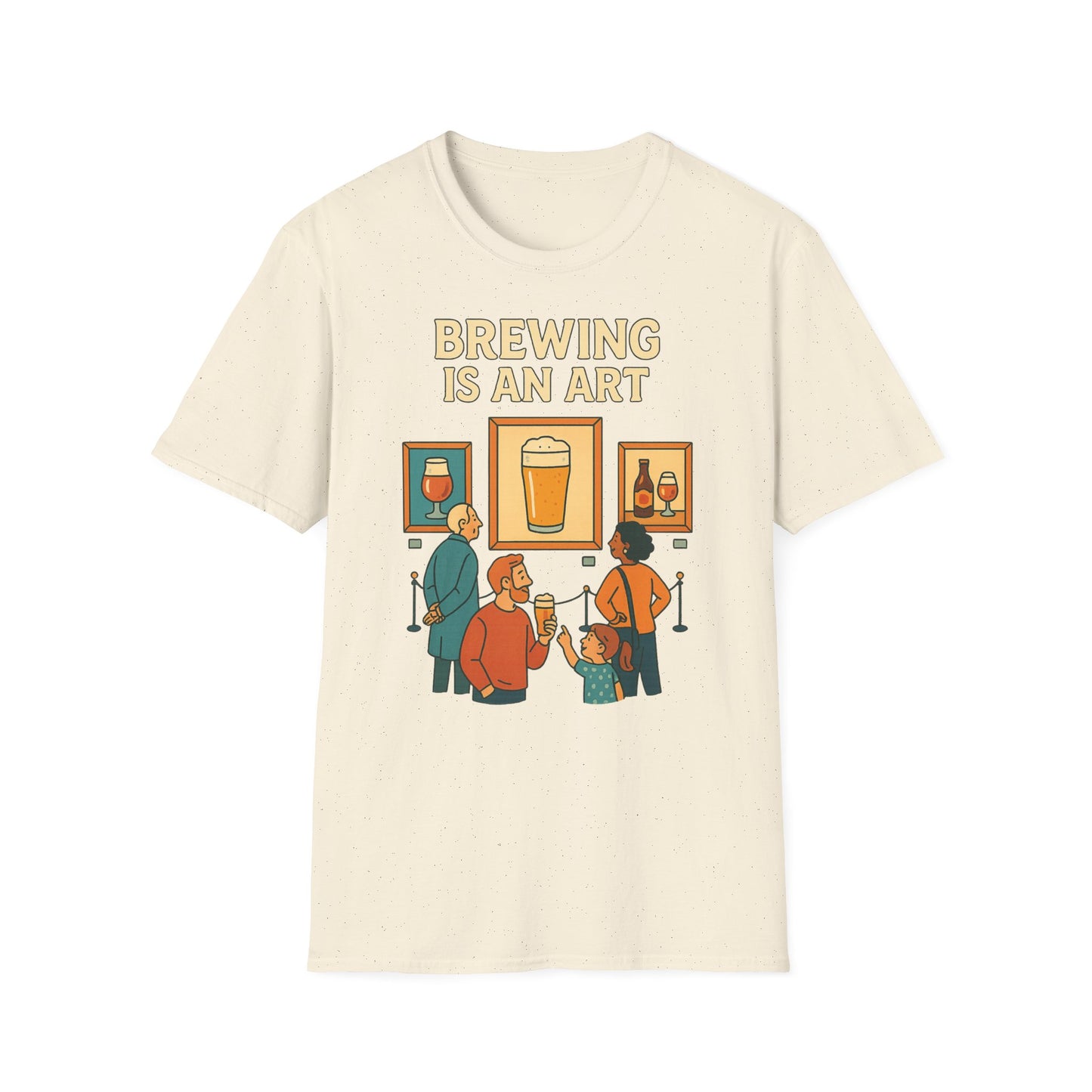 Unisex Softstyle T-Shirt - Brauen ist eine Kunst