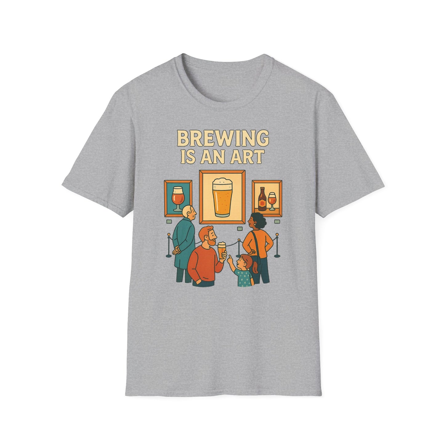 Unisex Softstyle T-Shirt - Brauen ist eine Kunst