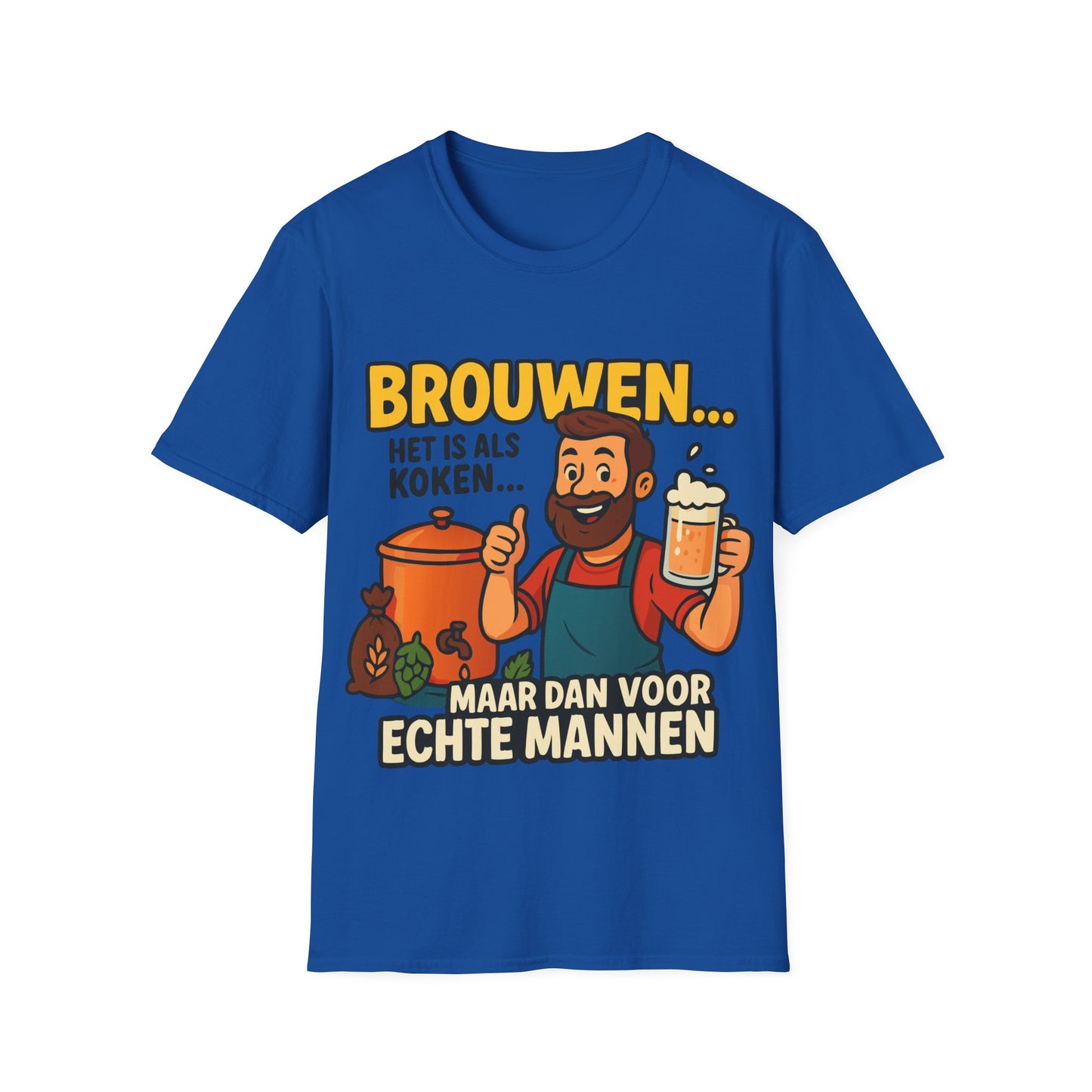 Unisex Softstyle T-Shirt - Brewing is like cooking...