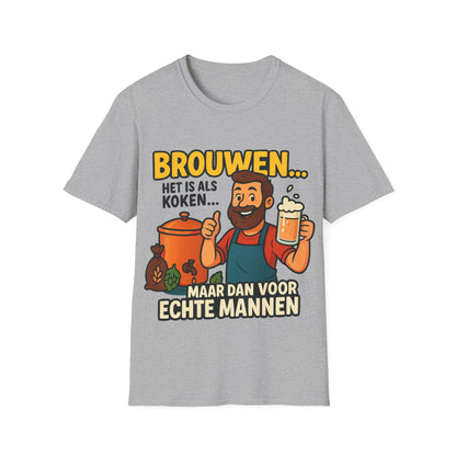 Unisex Softstyle T-Shirt - Brewing is like cooking...
