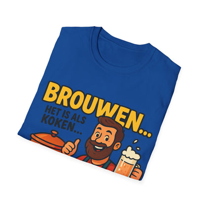 Unisex Softstyle T-Shirt - Brewing is like cooking...