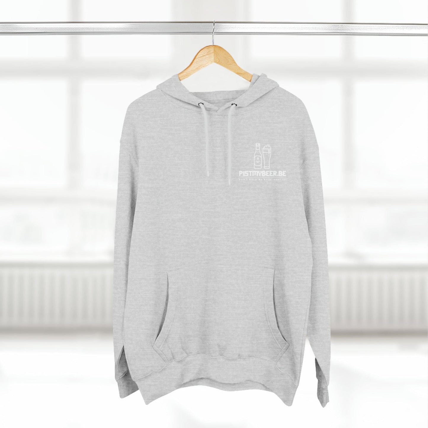 Unisex Premium Pullover Hoodie - I Wonder if beer looks about me too