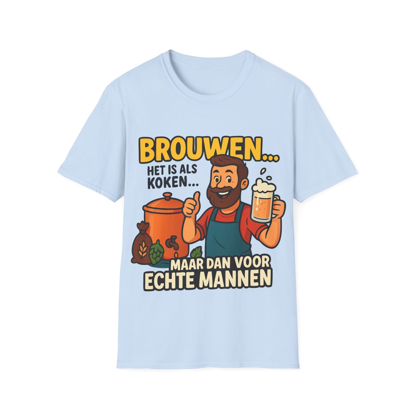 Unisex Softstyle T-Shirt - Brewing is like cooking...