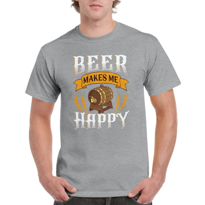 "Beer makes me happy" T-shirt