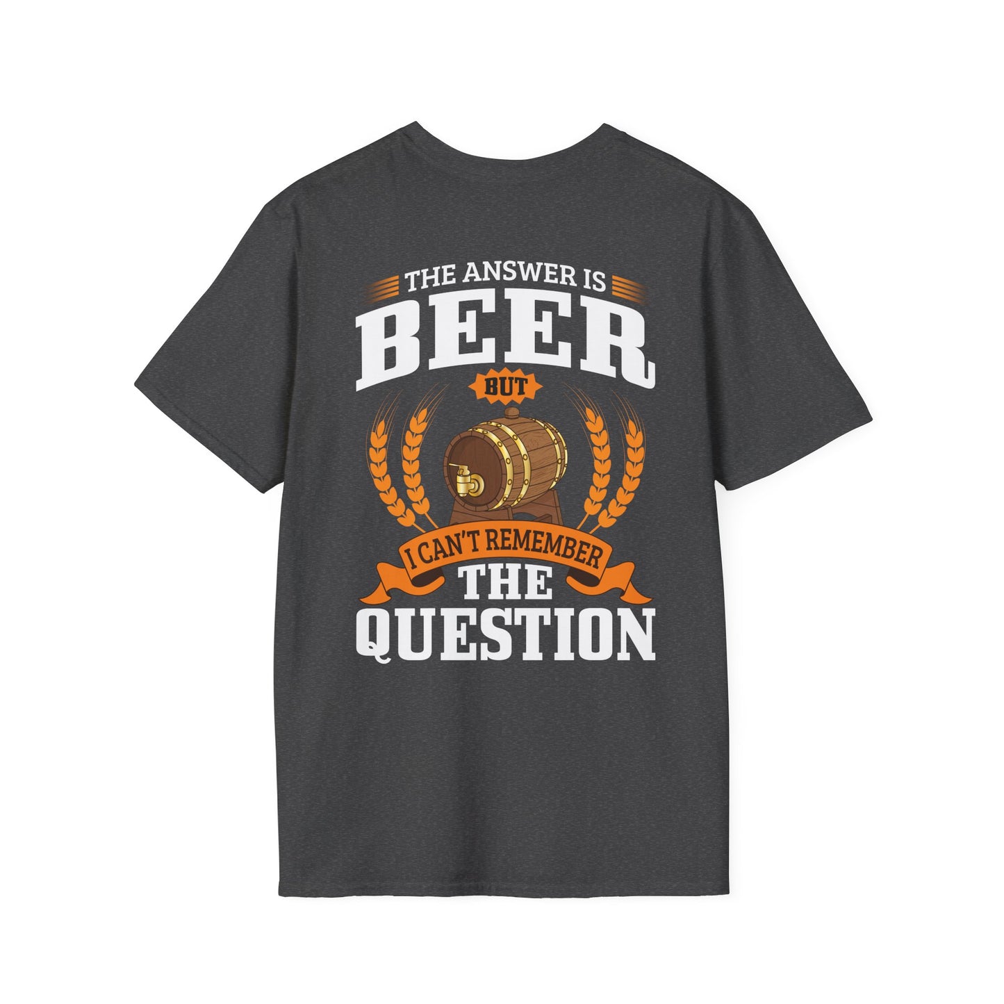T-Shirt „Die Antwort ist Bier“