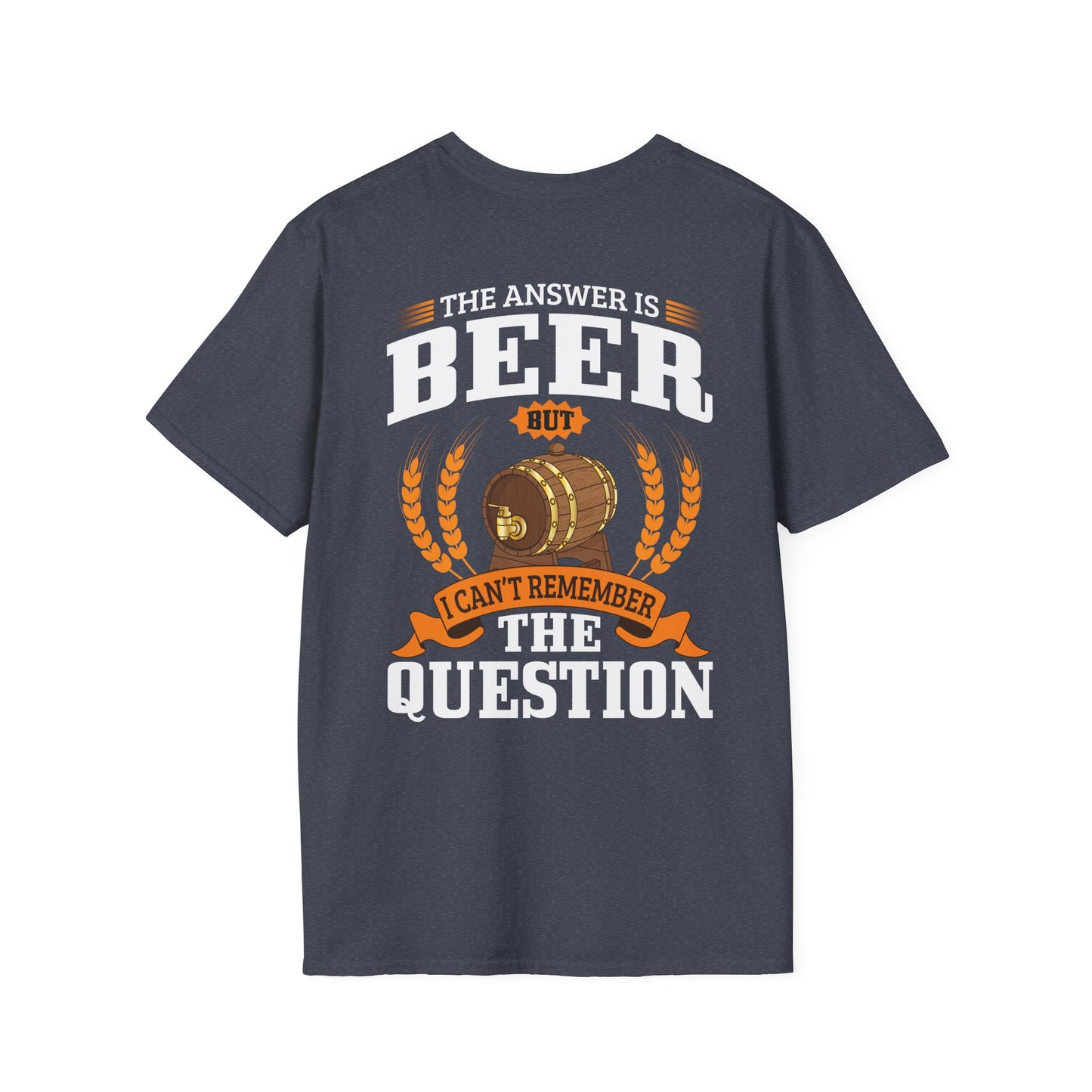T-Shirt „Die Antwort ist Bier“