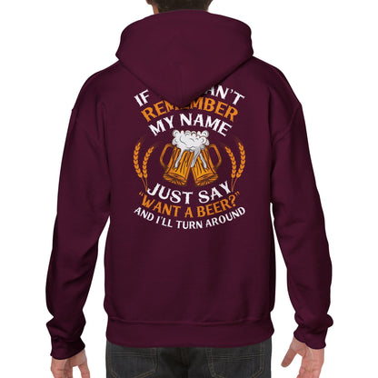 "Si vous ne vous souvenez pas de mon nom" Hoodie