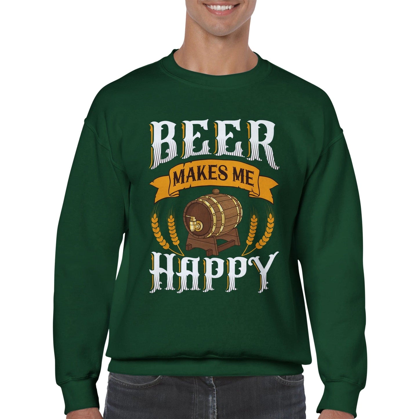 Pull "Beer makes me happy"